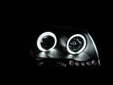 ANZO 2005-2007 Dodge Magnum Projector Headlights Black 121220