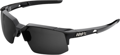 100% Speedcoupe Sunglasses - Black - Gray Polarized 61031-001-47