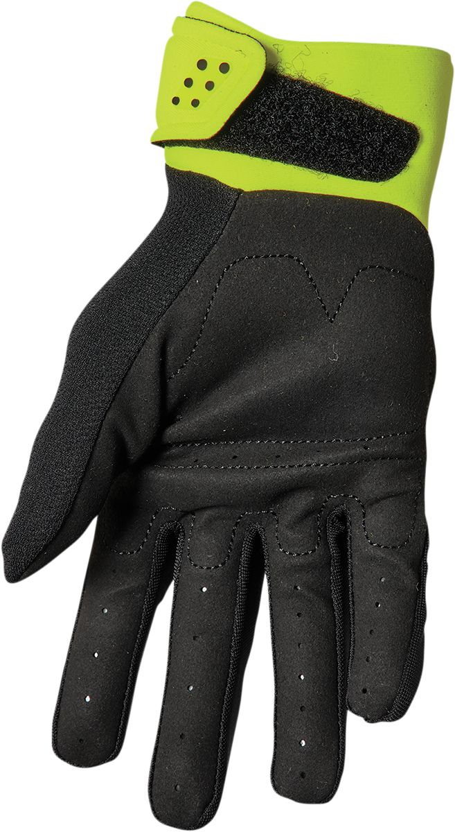 THOR Youth Spectrum Gloves - Black/Fluo Acid - XS 3332-1618