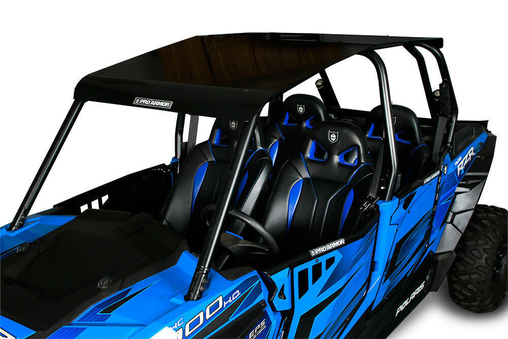 PRO ARMOR Stock Aluminum Roof 4/Seat Black P144090BL