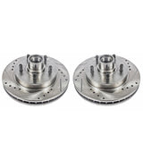 Power Stop 95-99 Chevrolet C1500 Front Evolution Drilled & Slotted Rotors - Pair AR8625XPR