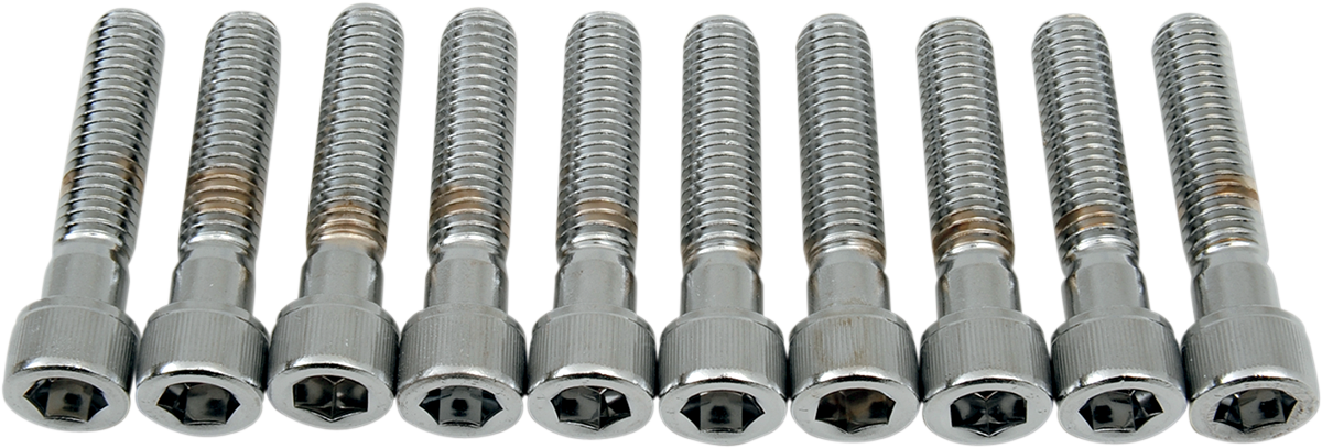 DRAG SPECIALTIES Bolts - Socket-Head - Knurled - 3/8-16 x 1-3/4" MPB241