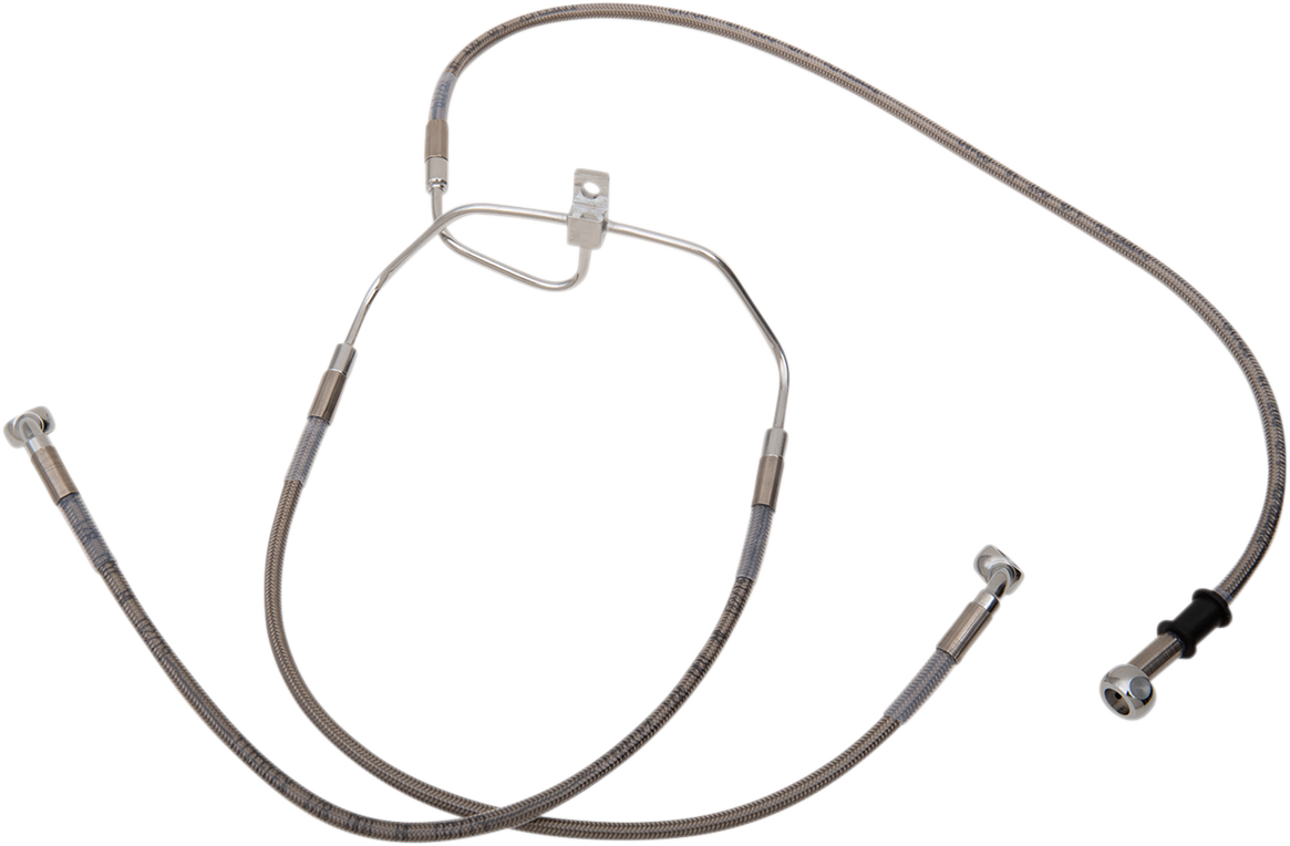 DRAG SPECIALTIES Brake Line - +6" - Stainless Steel - FXDF '08-'17 660325-6