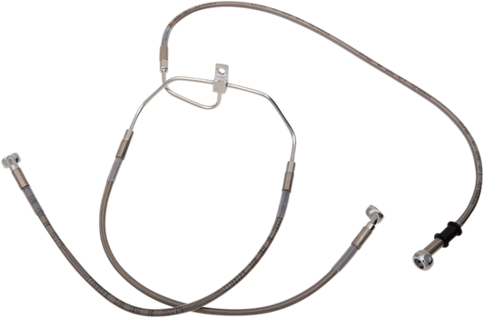 DRAG SPECIALTIES Brake Line - +6" - Stainless Steel - FXDF '08-'17 660325-6