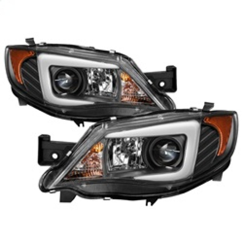 Spyder Subaru WRX 08-09 Projector Headlights - Halogen Model Only - Black PRO-YD-SWRX08-LBDRL-BK 5083944