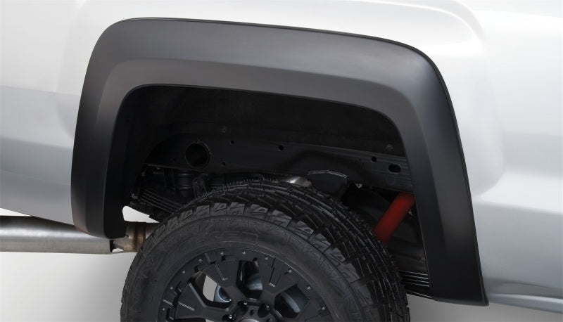 Bushwacker 15-18 GMC Sierra 2500 HD Extend-A-Fender Style Flares 4pc 78.8/97.6in Bed - Black 40966-02