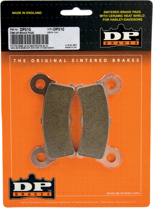 DP BRAKES Sintered Brake Pads - DP510 DP510