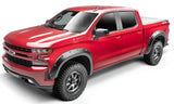 Bushwacker 19-23 Chevrolet Silverado 1500 (Excl. ZR2) Pocket Style Fender Flares 4pc - Smooth Black 40992-02