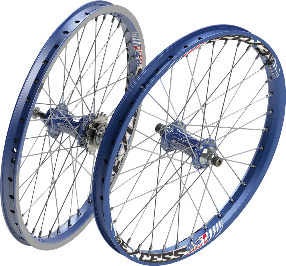 EXCESS 351 Expert 1.5 Wheel Set Blue 20x1.5" EXWH0150BLBL