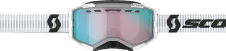 SCOTT Fury Snow Goggles - White - Enhancer Aqua Chrome 278605-0002351