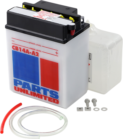 Parts Unlimited Battery - Yb14a-A2 Cb14a-A2-Fp