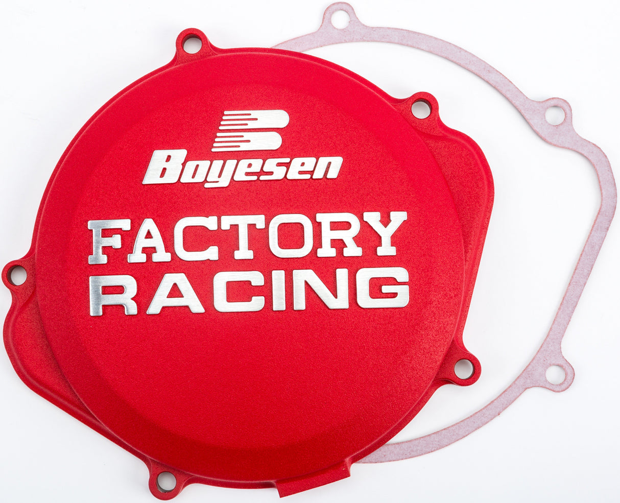 BOYESEN Factory Racing Clutch Cover Red CC-07XR