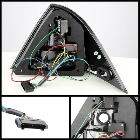 Spyder Mercedes Benz W203 C-Class 05-07 4DR Sedan LED Tail Lights Smoke ALT-YD-MBZC05-LED-SM 5069986