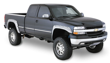 Bushwacker 07-07 Chevy Silverado 1500 Classic Fleetside Cutout Style Flares 2pc - Black 40051-02