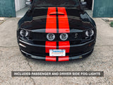 Raxiom 05-12 Ford Mustang GT LED Halo Fog Lights (Smoked) 49134