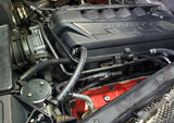 J&L 20-23 Chevrolet Corvette 6.2L LT2 Targa Top Passenger Side Oil Separator 3.0 - Clear Anodize 3088P-C