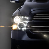 Spyder Dodge Ram 1500 09-14 Projector Headlights Halogen- CCFL Halo LED - Blk PRO-YD-DR09-CCFL-BK 5030320