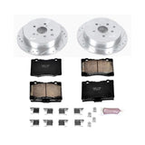 Power Stop 10-15 Lexus RX350 Rear Z23 Evolution Sport Brake Kit K5864