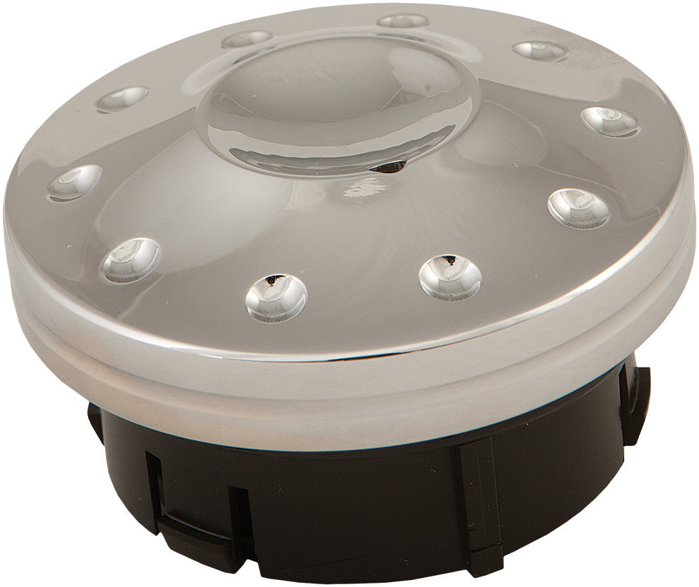 HARDDRIVE Low Fuel Indicator Gas Cap Throttle Chrome 0210-2043-CH