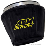 AEM Air Filter Wrap Black 7.5in Length x 5in Width x 5in Height 1-4002