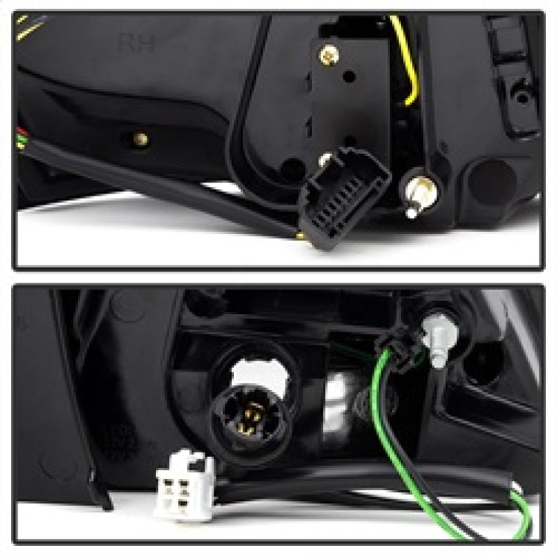 Spyder 07-11 Lexus GS 350 LED Tail Lights Black ALT-YD-LGS06-LED-BK 5082596