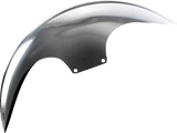 PAUL YAFFE BAGGER NATION Cafe Front Fender - 21" - Chrome Adaptors PYO:CAFE-21-14L-C