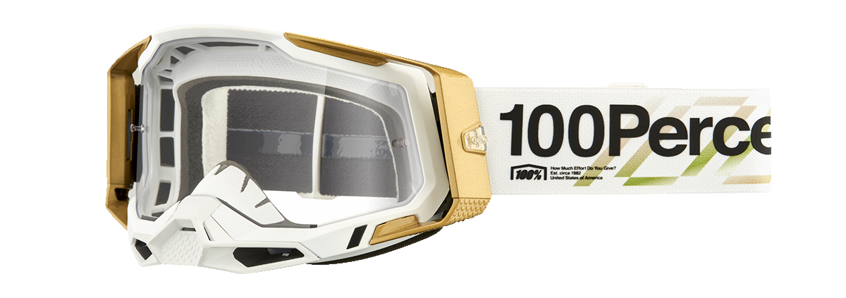 100% Racecraft 2 Goggles - Succession - Clear 50009-00026