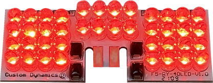 CUSTOM DYNAMICS LED Fender Tip Boards - Red Dual-Intensity GEN-FT-R-D