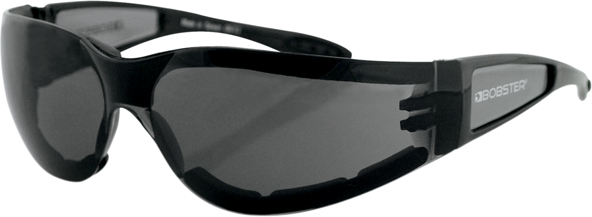 BOBSTER Shield II Sunglasses - Gloss Black - Smoke ESH201