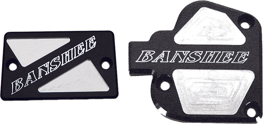 MODQUADThrottle & Brake Cover Set Black Logo BansheeTSET1-BBLK