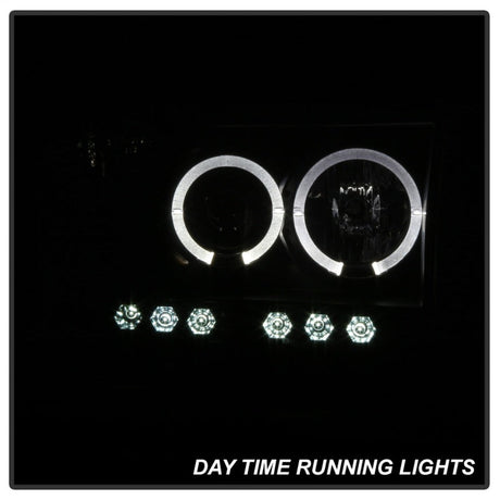 Spyder Dodge Ram 1500 02-05 03-05 Projector Headlights LED Halo LED Blk Smke PRO-YD-DR02-HL-BSM 5078384