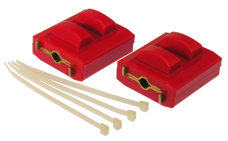 Prothane GM Motor Mount Small Clamshell - Red 7-506