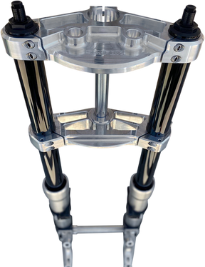 SLYFOX 49 mm Triple Clamps - Raw SF14TK-1