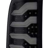 AlphaRex 14-18 GMC Sierra 1500 PRO-Series LED Tail Lights Jet Black 630010