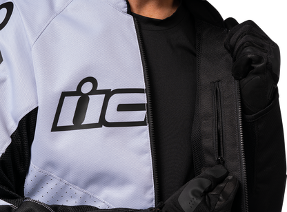 ICON Hooligan™ CE Jacket - White - Small 2820-5797