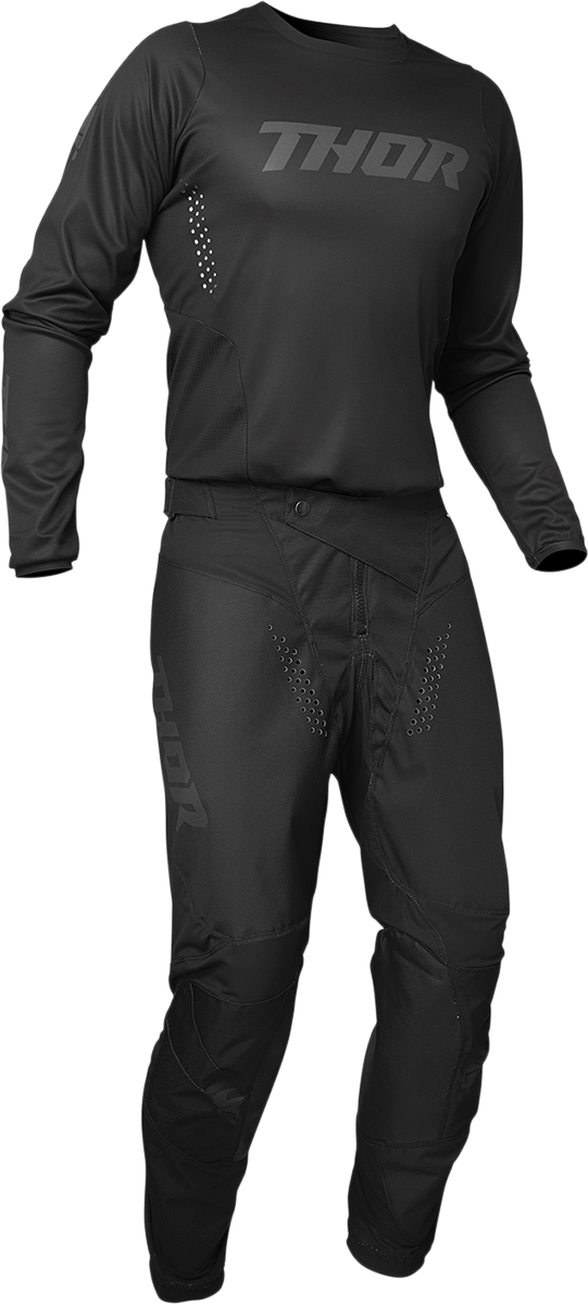 THOR Pulse Blackout Jersey - Black - Large 2910-6205