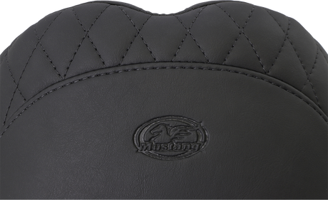 MUSTANG Seat - Tripper Fastback - Stitched w/Small Diamond-Stitched Inlays - Black 75269