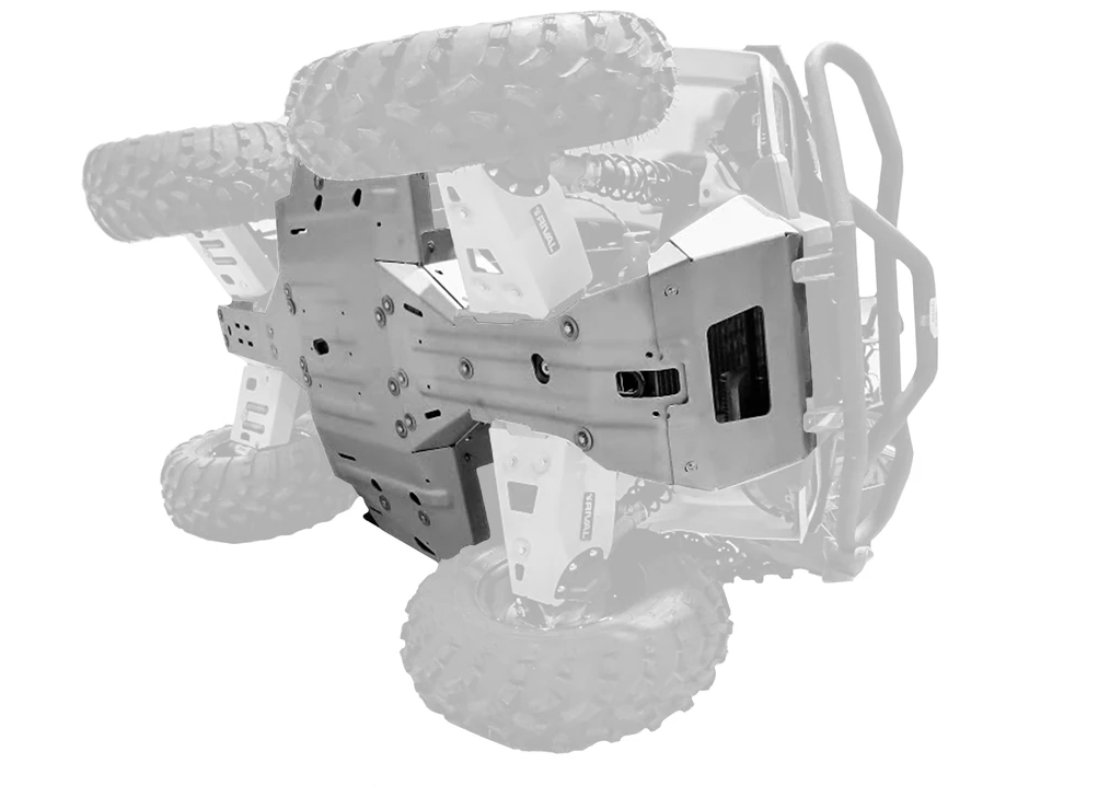 RIVAL POWERSPORTS USA Central Skid Plate Alloy 2444.7438.1
