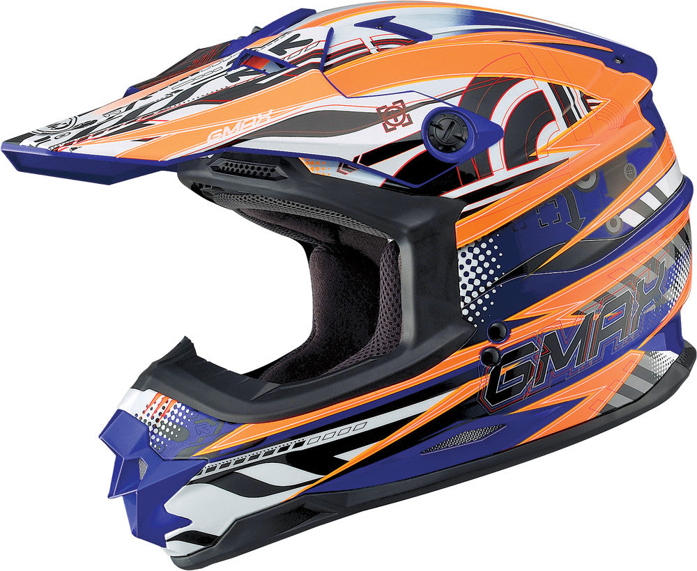 GMAX Gm76x Xenotron Helmet Blue/Hi-Vis Orange Xs G3767693
