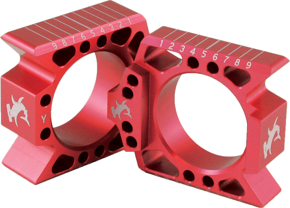 HAMMERHEAD Axle Blocks Red Hon 04-0101-00-10