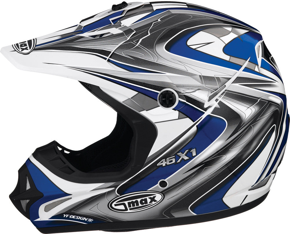 GMAX Gm46x-1 Core White/Blue/Silver /Black X 846217 TC-2