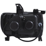 ANZO 2015+ GMC Canyon Projector Headlights w/ Plank Style Design Black w/ Amber 111381