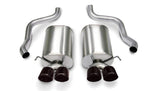 Corsa 05-08 Chevrolet Corvette C6 6.0L V8 Black Sport Axle-Back Exhaust 14169BLK