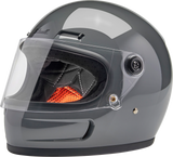 BILTWELL Gringo SV Helmet - Gloss Storm Gray - Large 1006-109-504