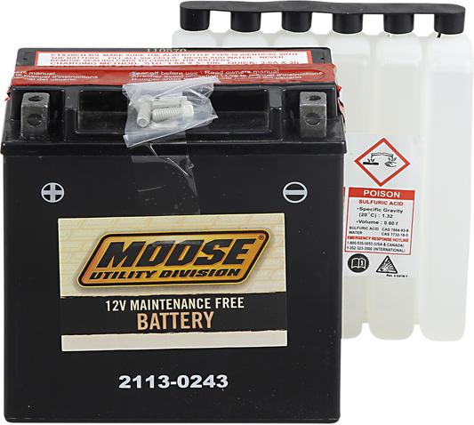 MOOSE UTILITY AGM Battery - YTX20CH-BS 2113-0243
