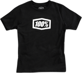 100% Youth Icon T-Shirt - Black - Medium 20001-00005