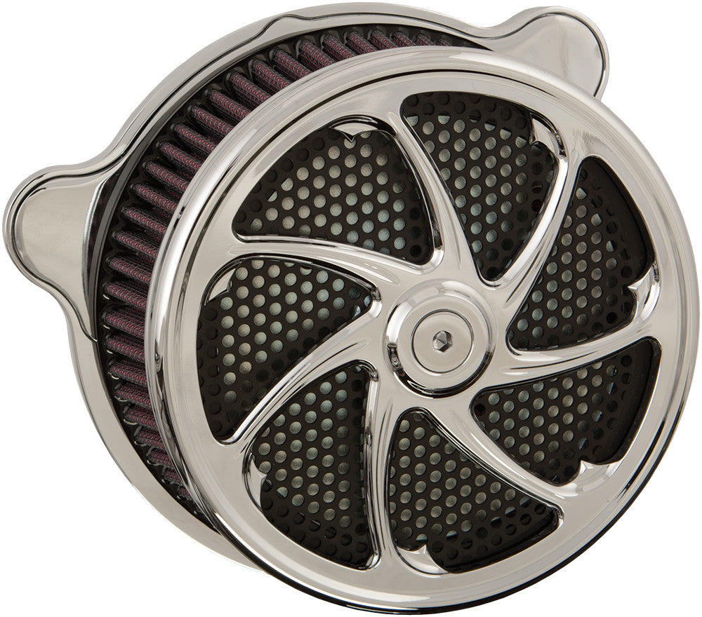 HARDDRIVE Air Cleaner Flow Chrome Fl Flht Throttle By Wire F2121C-ACTBW
