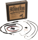 BURLY BRAND Control Kit - 13" Ape Hanger Handlebars B30-1113