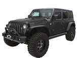 Bushwacker 2018+ Jeep Wrangler (JL) Unlimited Flat Style Flares 4pc - Black 10923-07