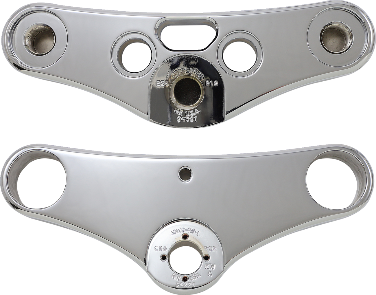 HAWG HALTERS Triple Tree Kit - Chrome - 49 mm Breakout FXS 2013-2017 49WGCR6-HFS